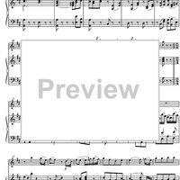 Concerto No. 4 D Major KV218 - Score