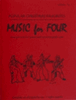 Music for Four, Collection No. 1 - Popular Christmas Favorites - Part 1 Clarinet in Bb