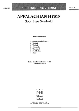 Appalachian Hymn - Score Cover
