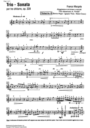 Trio - Sonata Op.228 - Guitar 2