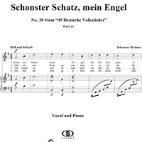 Schönster Schatz, mein Engel - No. 20 from "49 Deutsche Volkslieder"  WoO 33