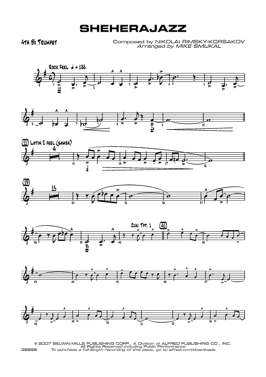 Sheherajazz - B-flat Trumpet 4