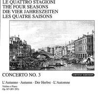 The four seasons in F major - Score and Parts