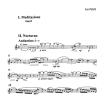 Sonata da camera No. 1 ... meditation and nocturnes - Oboe
