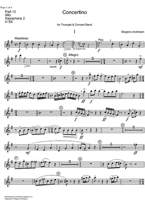 Concertino - E-flat Alto Saxophone 2