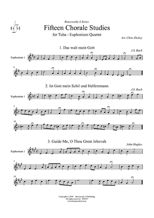 Fifteen Chorale Studies - Euphonium 1 TC