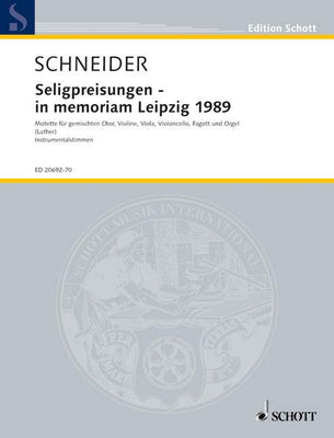 Die Seligpreisungen - in memoriam Leipzig 1989 - Set of Parts