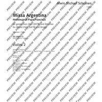 Missa Argentina - Violin 2