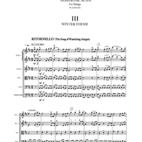 Winter theme from A California Symphonic Suite - Introduction: The Song of Wandering Aengus - Score