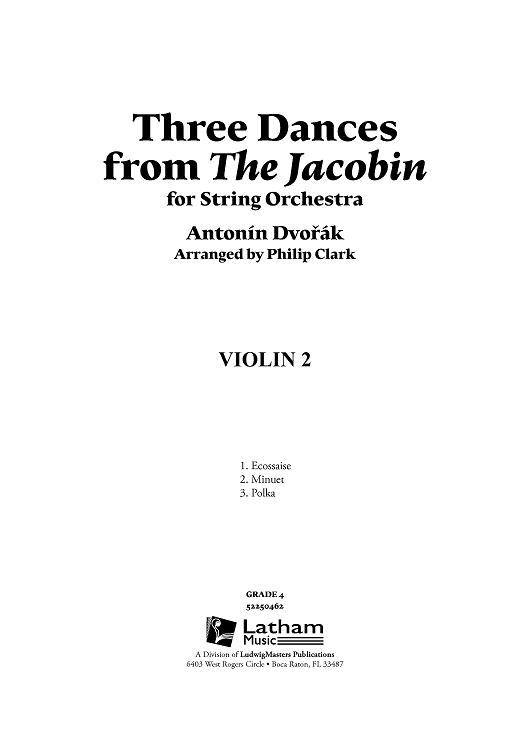 Three Dances from The Jacobin - Violin 2