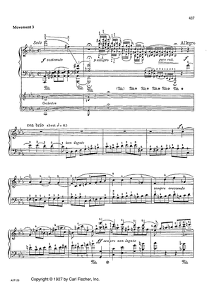 Movement 3 (Concerto in C minor for Piano, K. 491 by Wolfgang Amadeus Mozart)