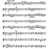 Jazz Pizzicato - Violin 1