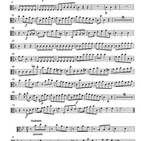 Sinfonia F Major - Viola