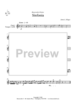 Sinfonia - Trumpet 1 (Choir 1)