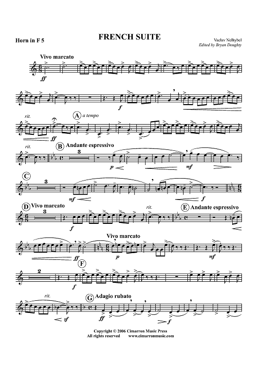 French Suite - Horn 5 in F