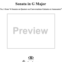 Sonata No. 1 in G Major - Flute