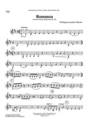 Romanza - from Eine Kleine Nachtmusik, K. 525 - Part 4 Bass Clarinet in Bb