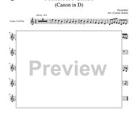 Pachelbel's Canon - Cornet 2/Trumpet 2