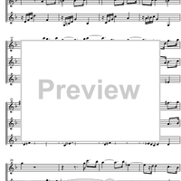 Three Part Sinfonia No. 5 BWV 791 Eb Major - Score