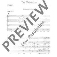 3 Nachtstücke - Choral Score