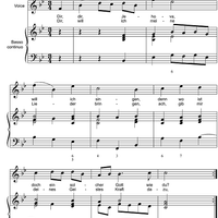 Dir, dir, Jehova, will ich singen BWV 299