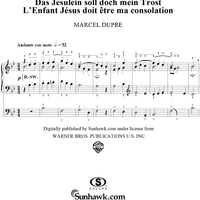 The Holy Child Shall Be My Consolation, from "Seventy-Nine Chorales", Op. 28, No. 18