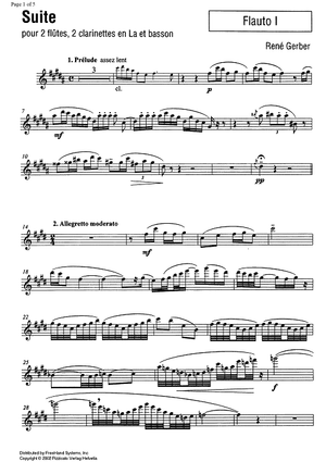 Suite - Flute 1