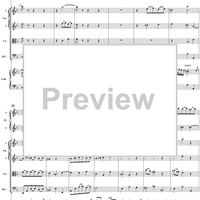Clavier Concerto No. 6 in F Major, Movement 2 (BWV 1057) - Score