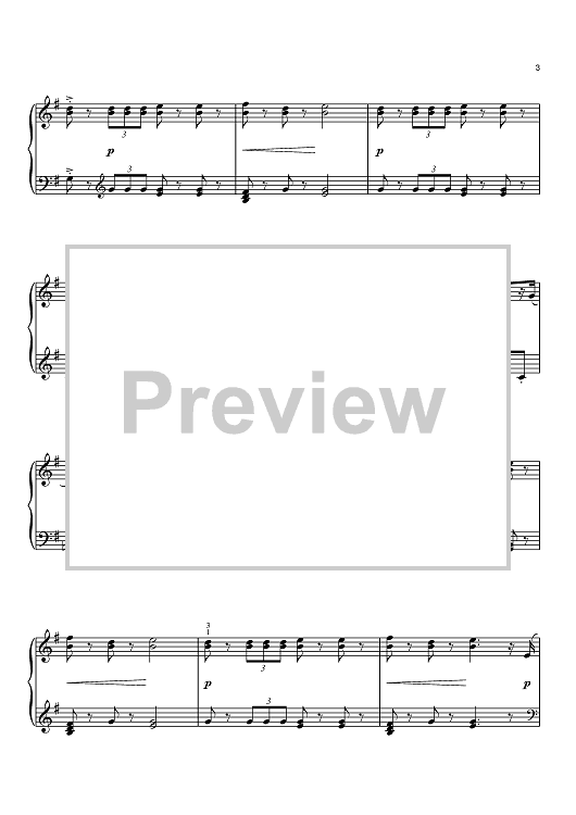 The Nutcracker. March" Sheet Music for Piano Sheet Music Now