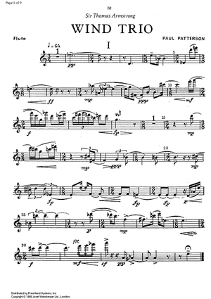 Wind Trio - Flute