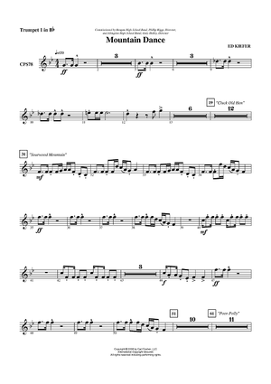 Mountain Dance - Trumpet 1 in B-flat