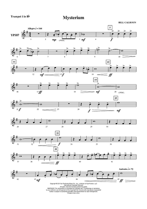 Mysterium - Trumpet 1 in Bb