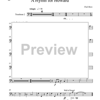 A Hymn for Howard - Trombone 2