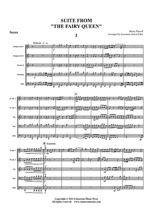 Suite from "The Fairy Queen" - Score