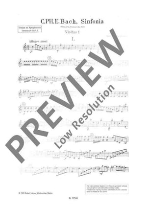 Gradus ad Symphoniam Beginner's level in D major - Violin I