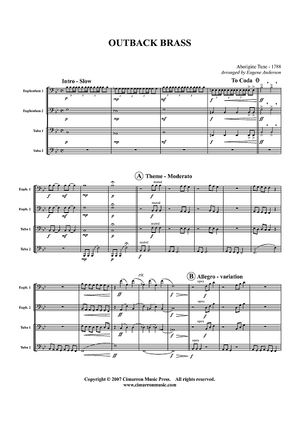 Outback Brass - Score