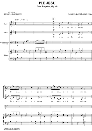 Pie Jesu - from Requiem, Op. 48