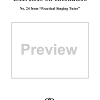 Practical Singing Tutor - Part 1, Section 3: No. 24