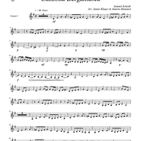 Canzona Bergamasca - Trumpet 3