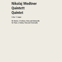 Quintet C major - Score and Parts