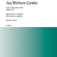 An Webers Grabe - Choral Score