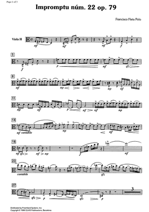 Impromptu No.22 Op.79