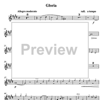 Messe solenne [set of parts] - B-flat Clarinet 2