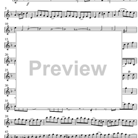 Prelude and Fugue No. 5 KV404A - Clarinet 1