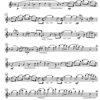 Morceau dansant (Dancing piece) - Flute
