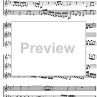Three Part Sinfonia No. 1 BWV 787 C Major - Score