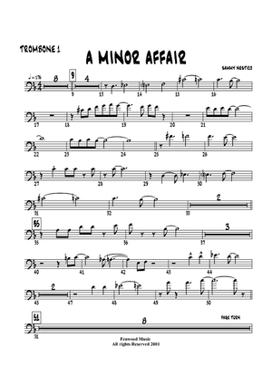 A Minor Affair - Trombone 1