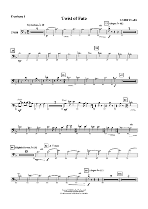 Twist of Fate - Trombone 1