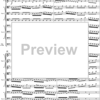Brandenburg Concerto No. 3: Allegro - Score