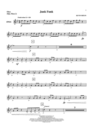 Junk Funk - Oboe (Opt. Flute 2)